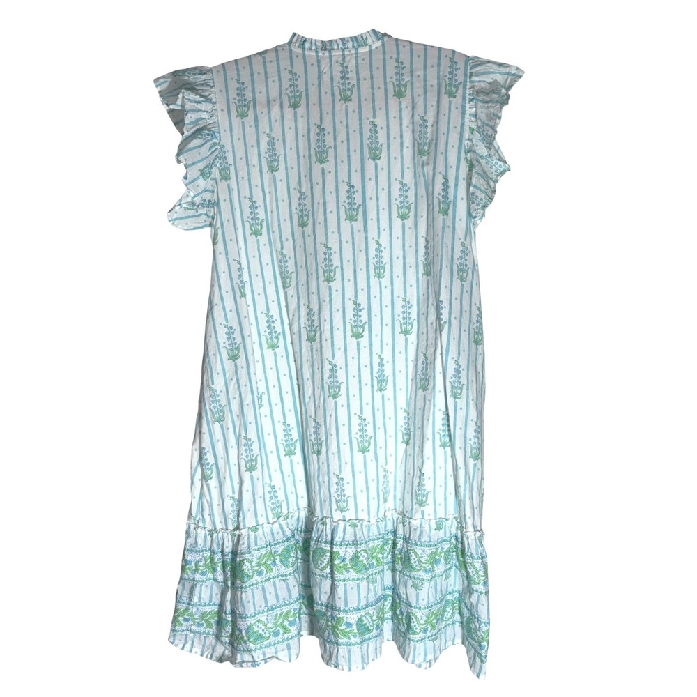 Islapayal femiine ruffle detail 100% Cotton Dress sz LG - Picture 2 of 7
